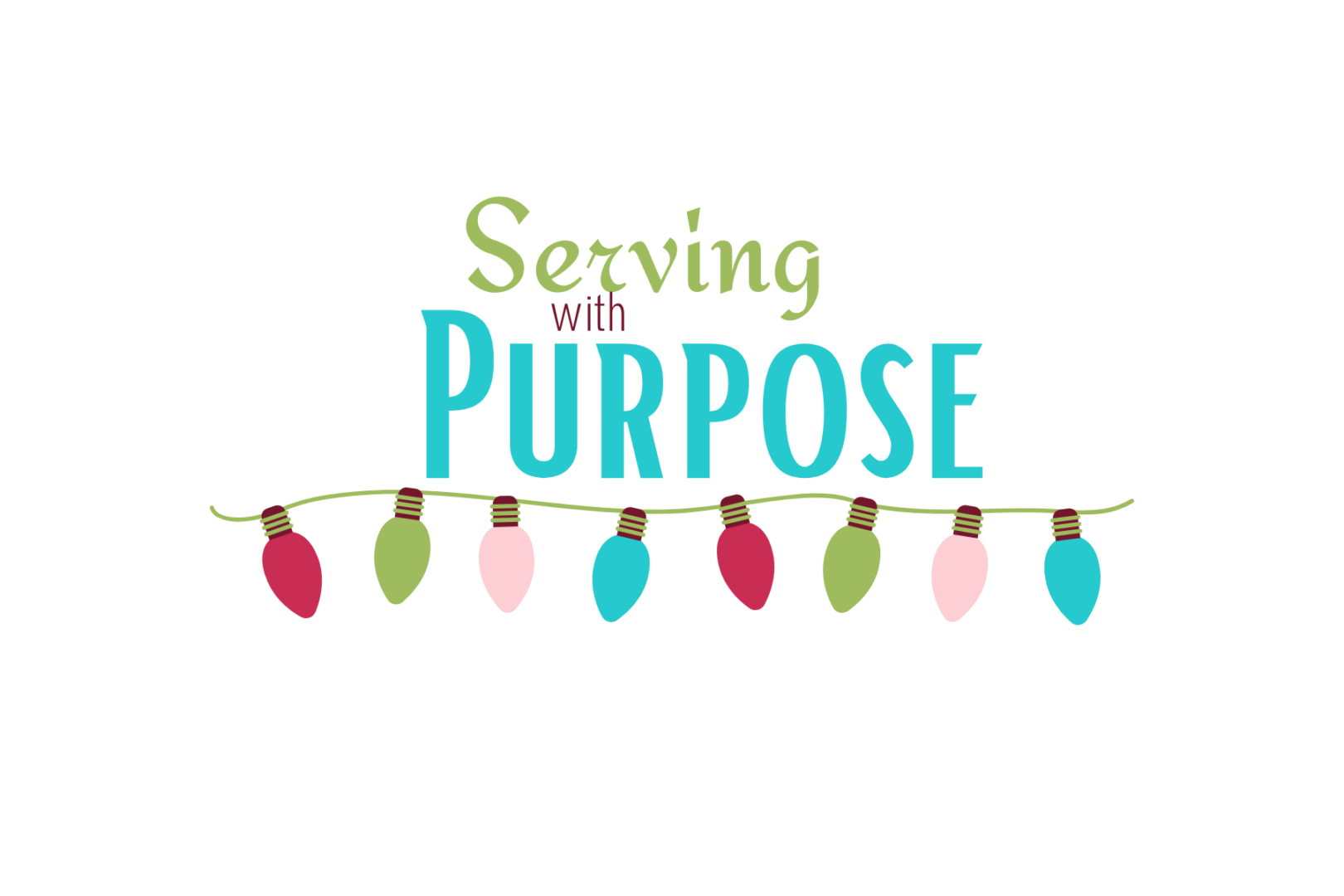 Festive serving purpose logo