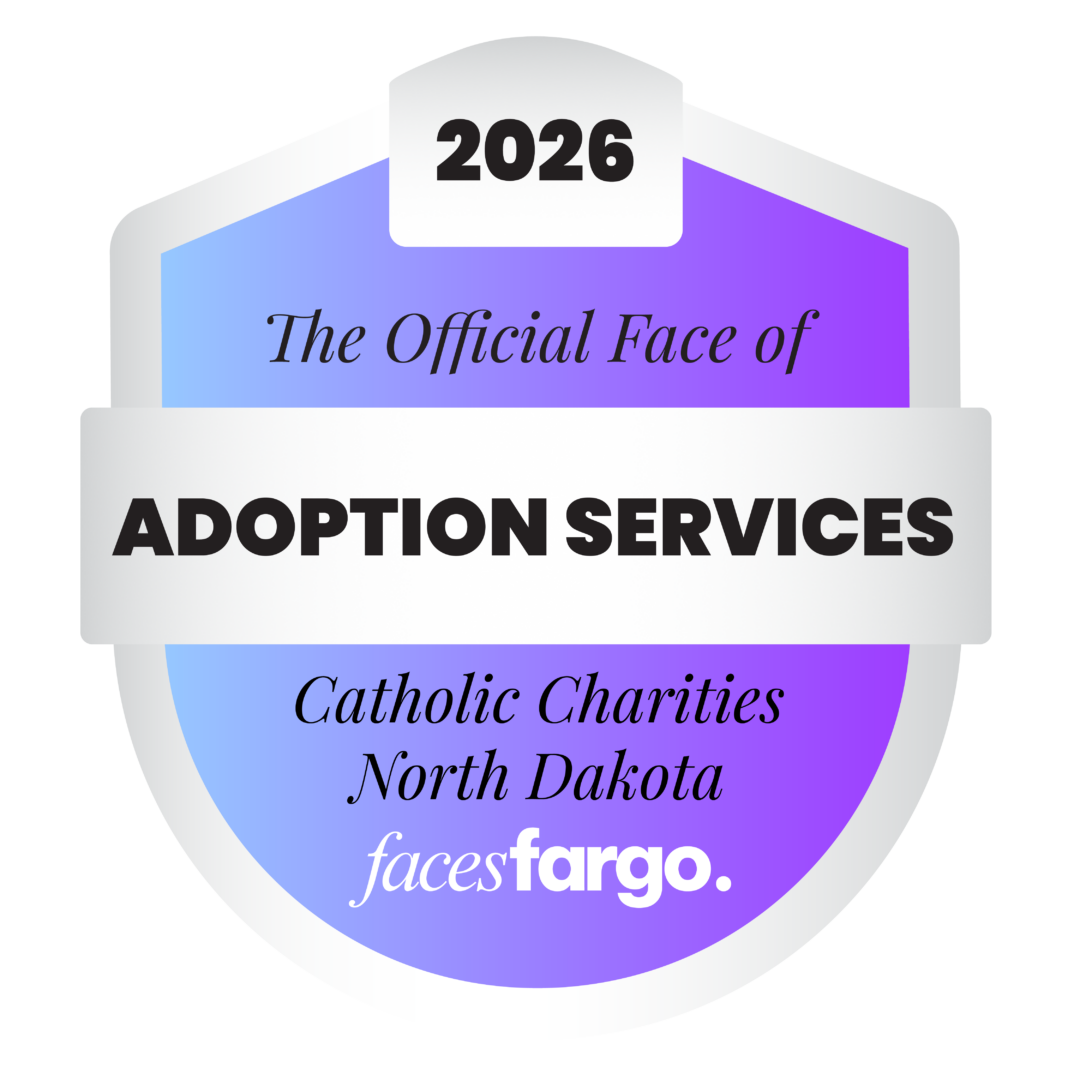 CatholicCharitiesofND FACES FMWF 2026 BADGE